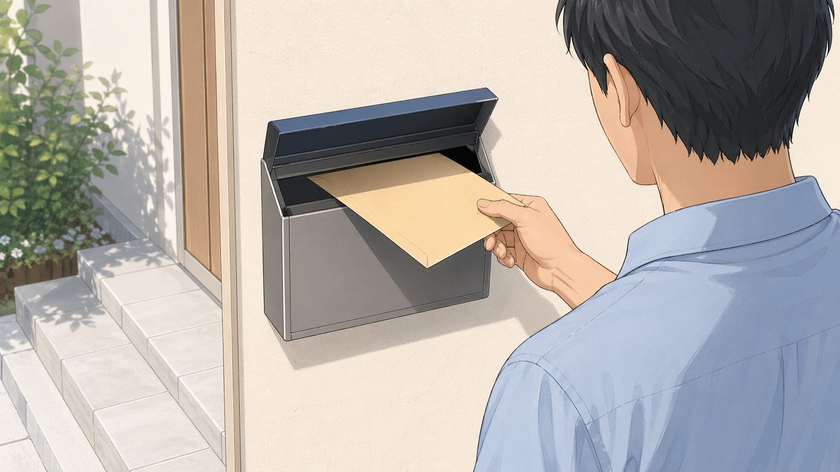 "オンラインAGA薬を局留めで受け取る3ステップ|予約→配送指定→窓口受取の手順を番号バッジで図解"