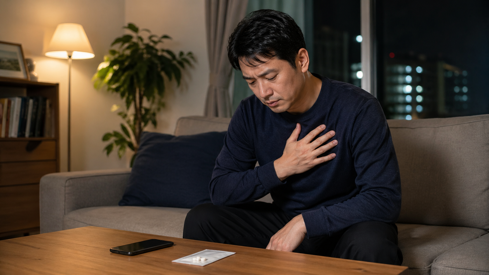 ミノキシジル内服薬の副作用で動悸に不安を感じる夜