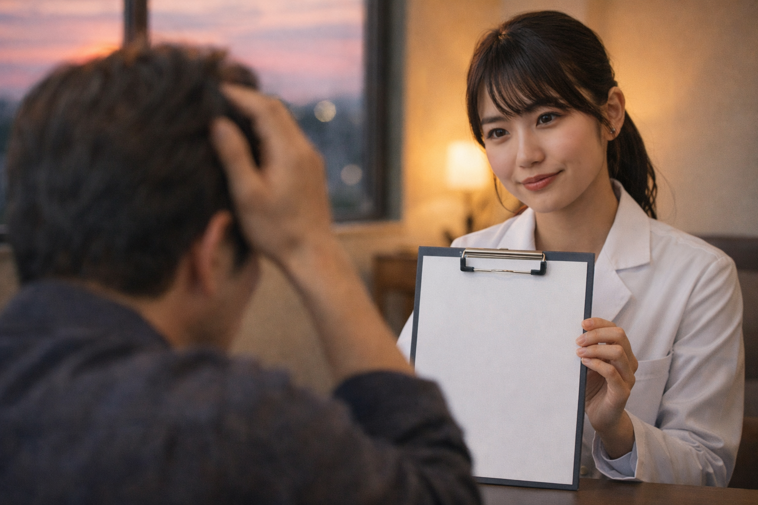 AGAカウンセリングで聞くこと・質問10個|契約前の不安を潰すテンプレ(費用・副作用・解約) 23 ChatGPT Image 2026年1月13日 12 00 51