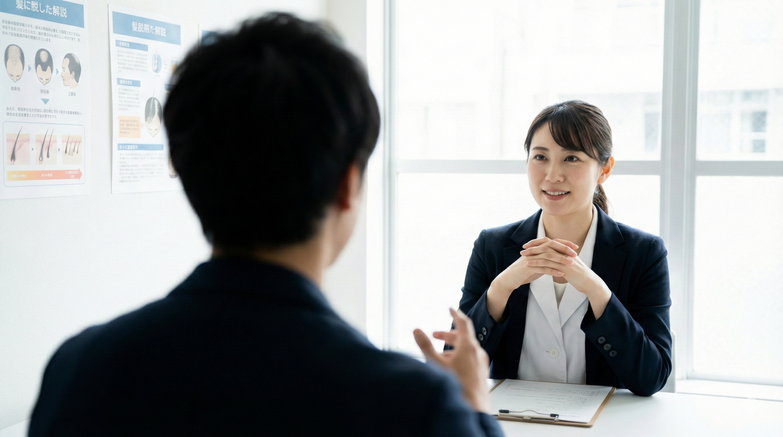 薄毛・AGAが心配なときの受診目安：照明の問題か見極める