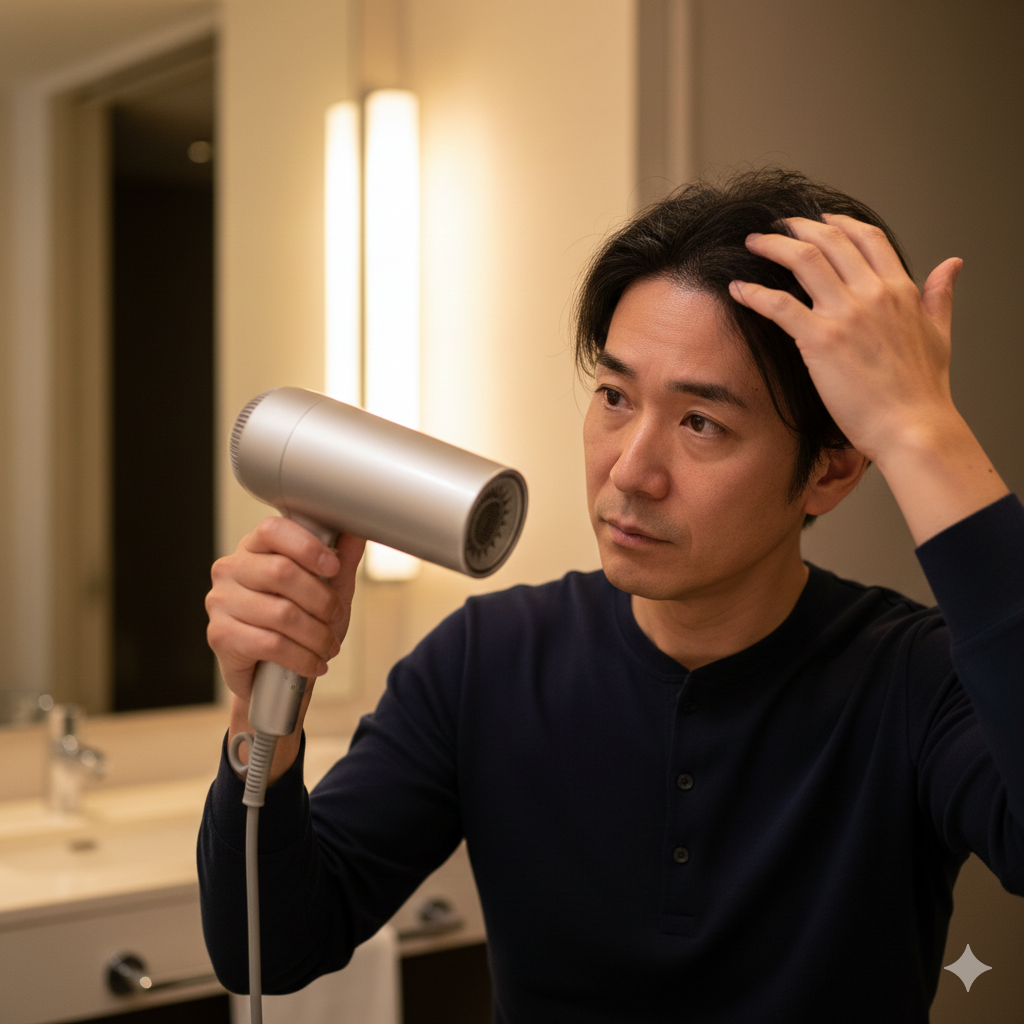 ドライヤーを使うとハゲる?頭皮を守る乾かし方7手順とコツ 18 ドライヤーを使うとハゲる?まず答えをはっきり