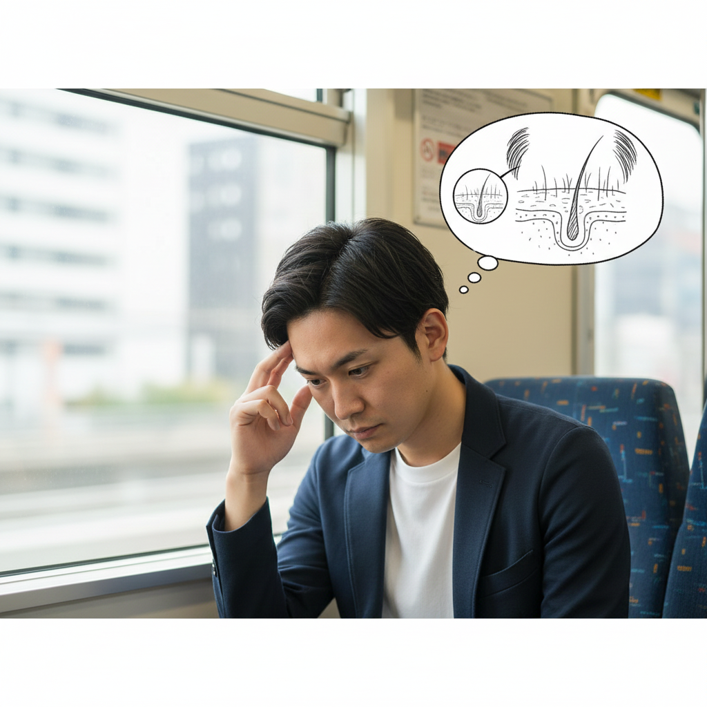 ストレスで抜け毛が増える?やりすぎない対策と相談目安【ストレス 抜け毛 増える 対策】 25 Gemini Generated Image mvanq1mvanq1mvan