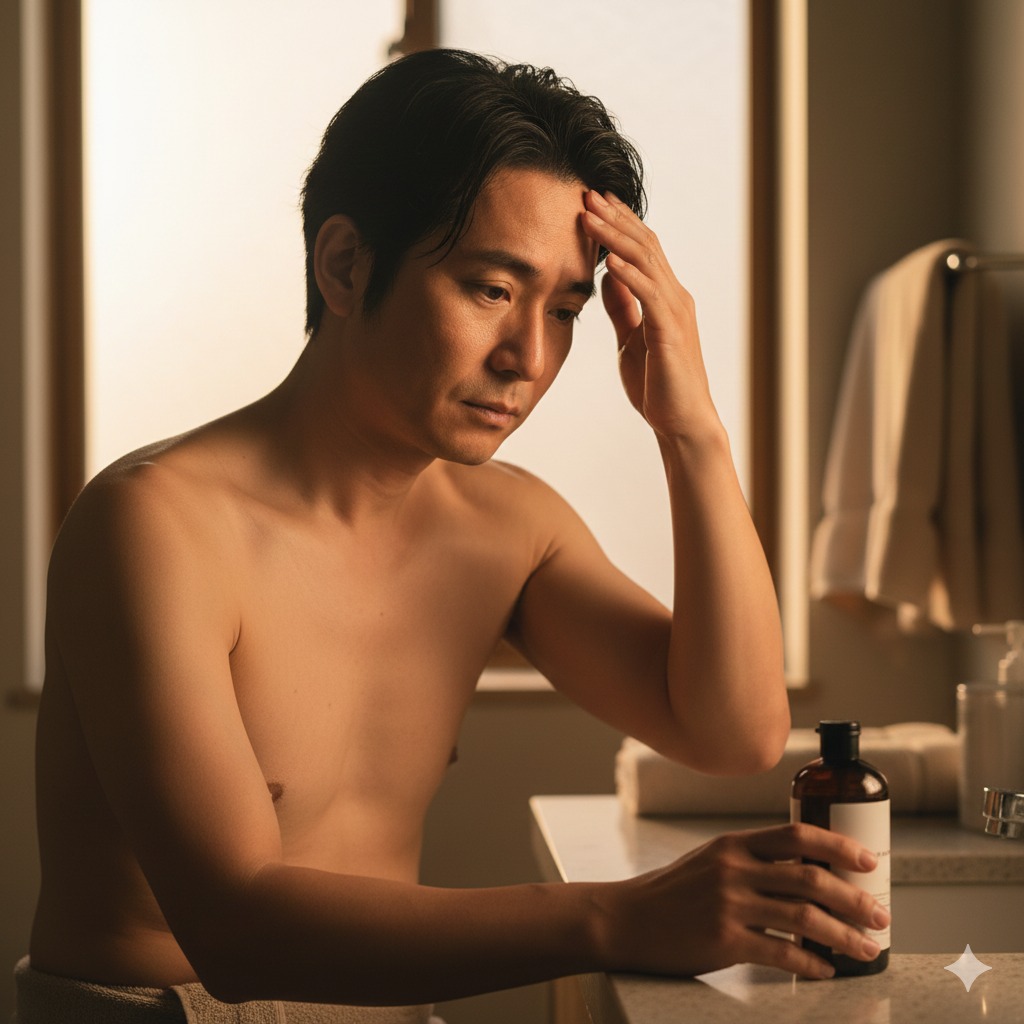 発毛剤で生え際を狙う進め方（ムラを減らす手順とチェック法）