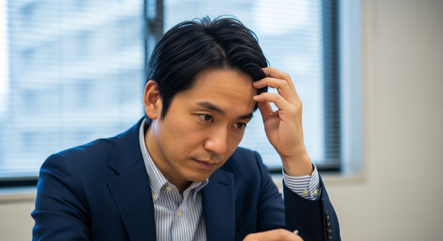 薄毛×スーツの髪型が崩れない具体策（朝5分の手順）