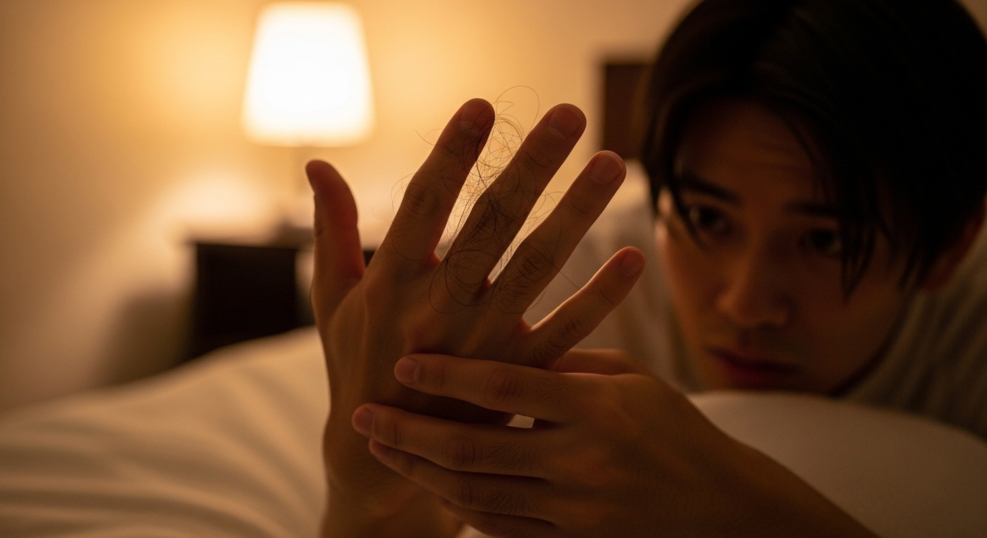 ミノキシジル外用の初期脱毛が不安なときの対処手順