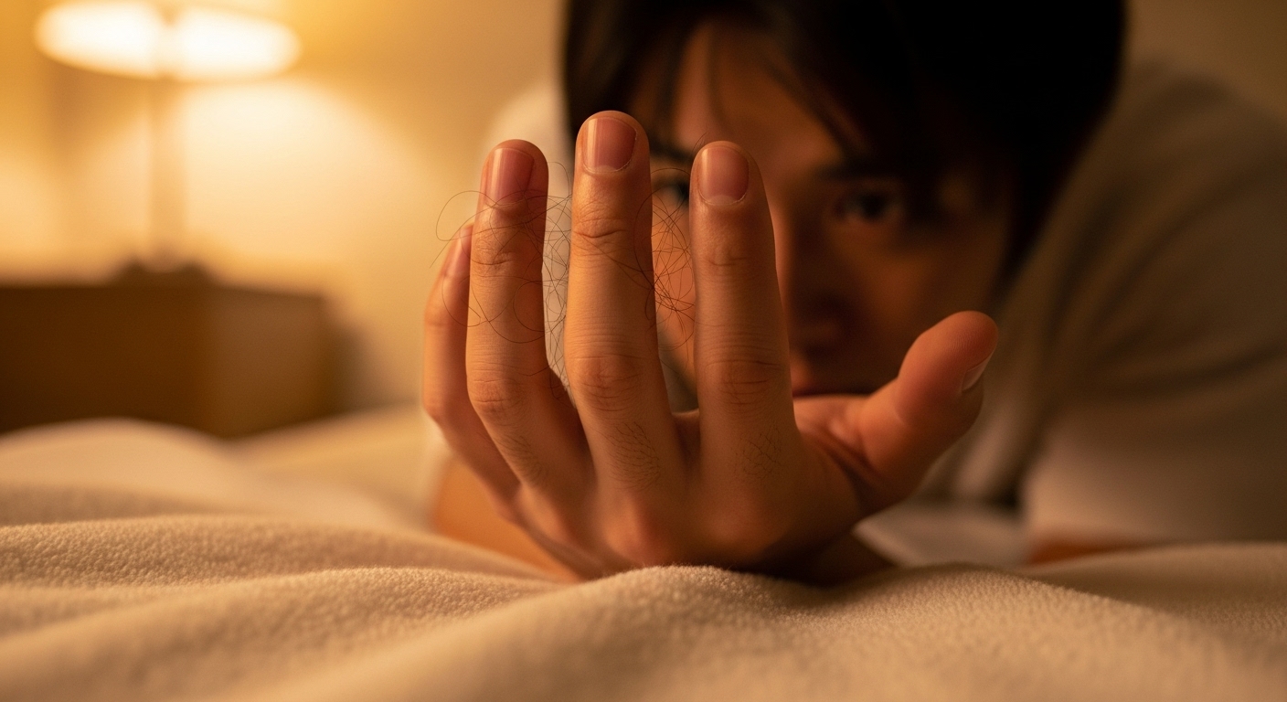 ナイトキャップかぶると抜け毛減る？結論は「摩擦は減るが、毛根の抜け毛は別問題」