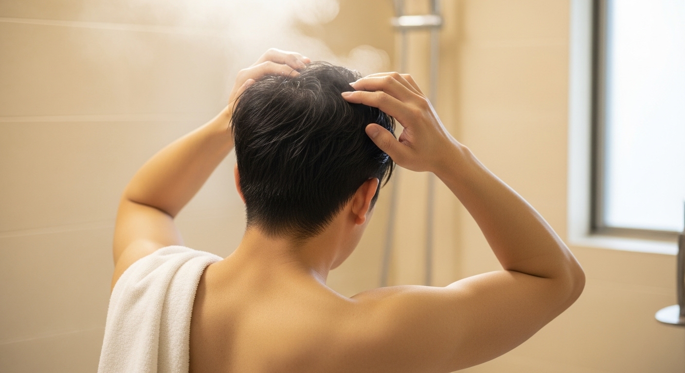 熱いシャワーで頭皮ハゲる?適温と見直し手順、乾燥対策まで 18 熱いシャワーで頭皮がハゲる?結論と適温