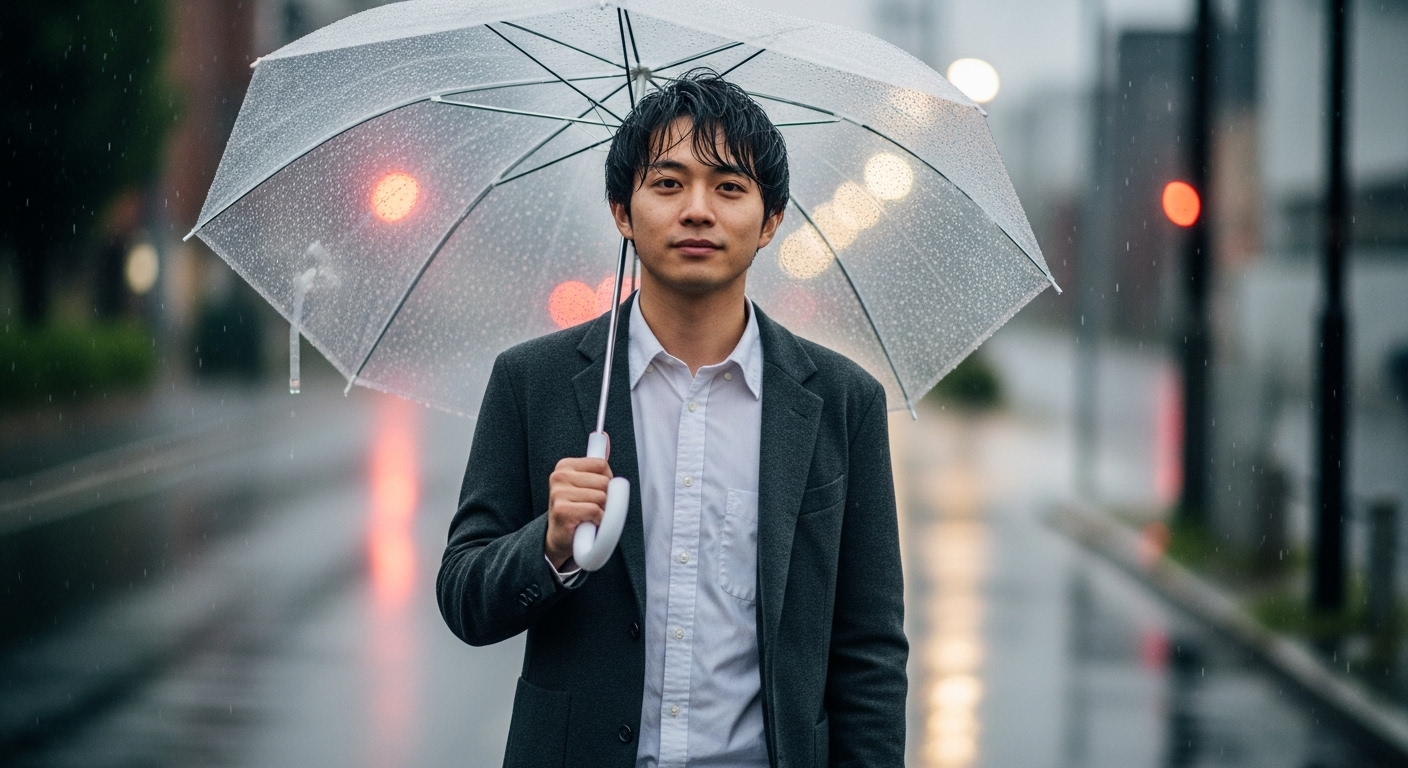 ヘアパウダーの雨対策：バレない使い方（手順）