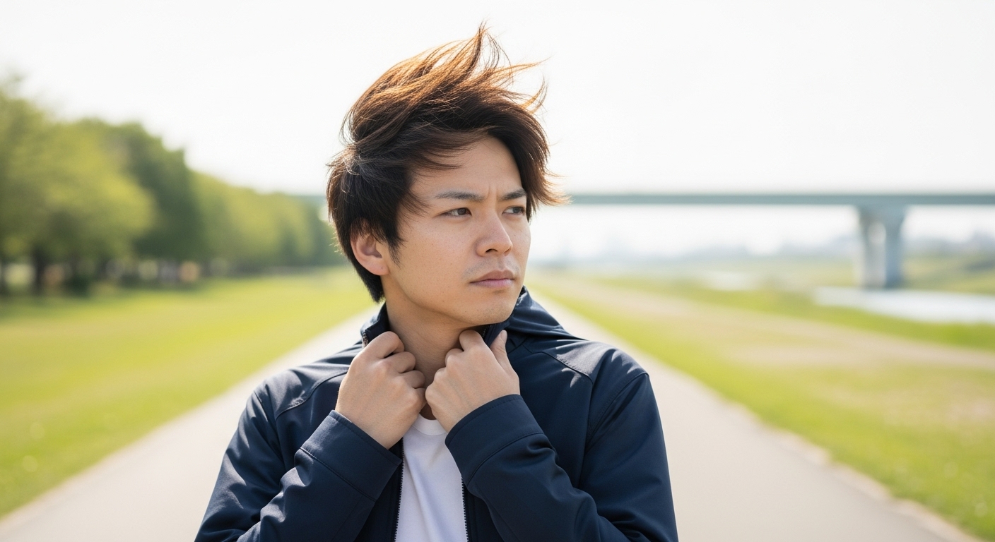 風でカツラがばれない固定は？結論を先に