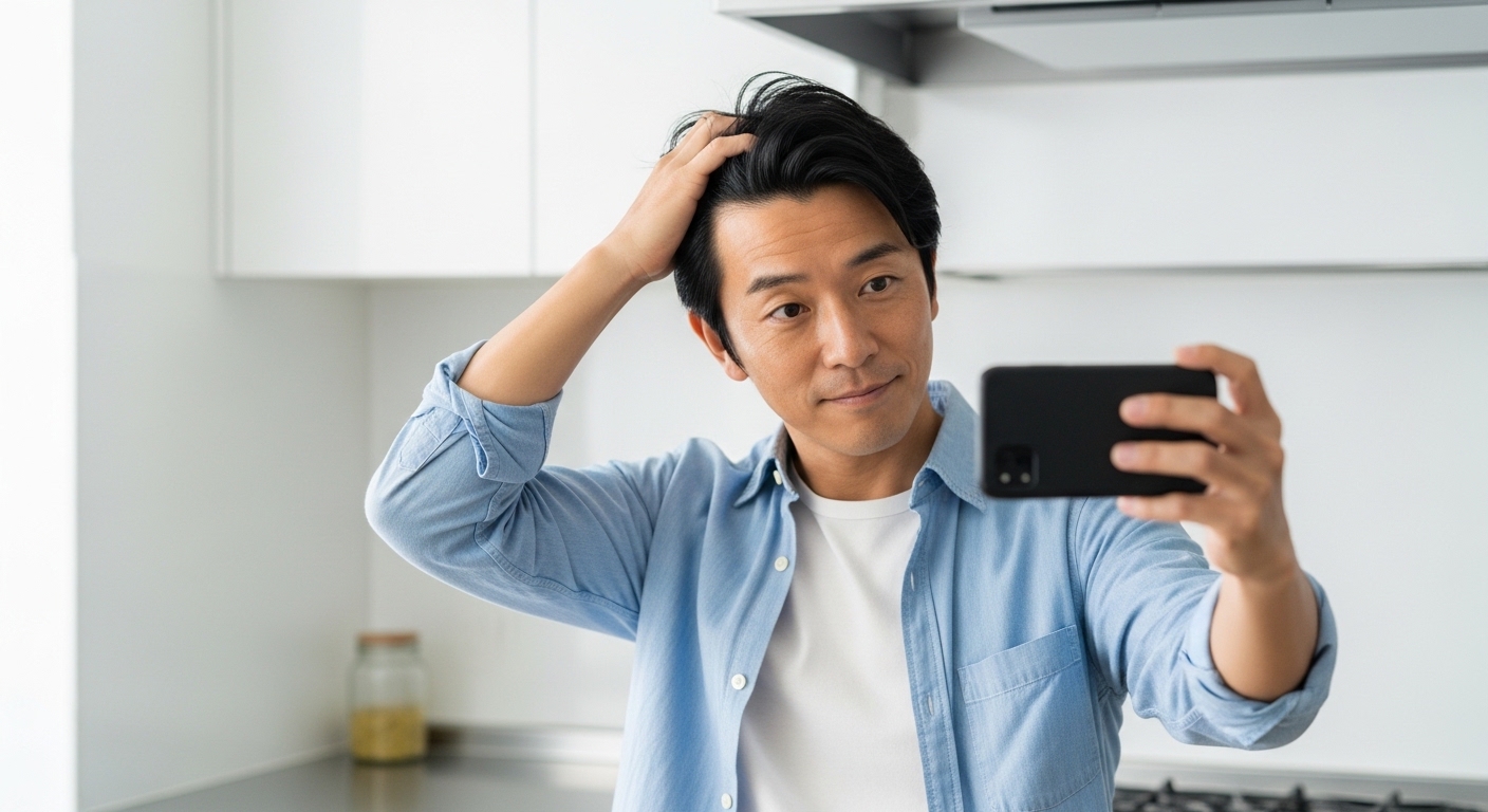 自宅でテレビ照明を再現する薄毛対策：配置と道具