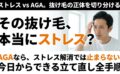 ストレスで抜け毛が増えた？AGAと見分ける4つのチェックと立て直し手順