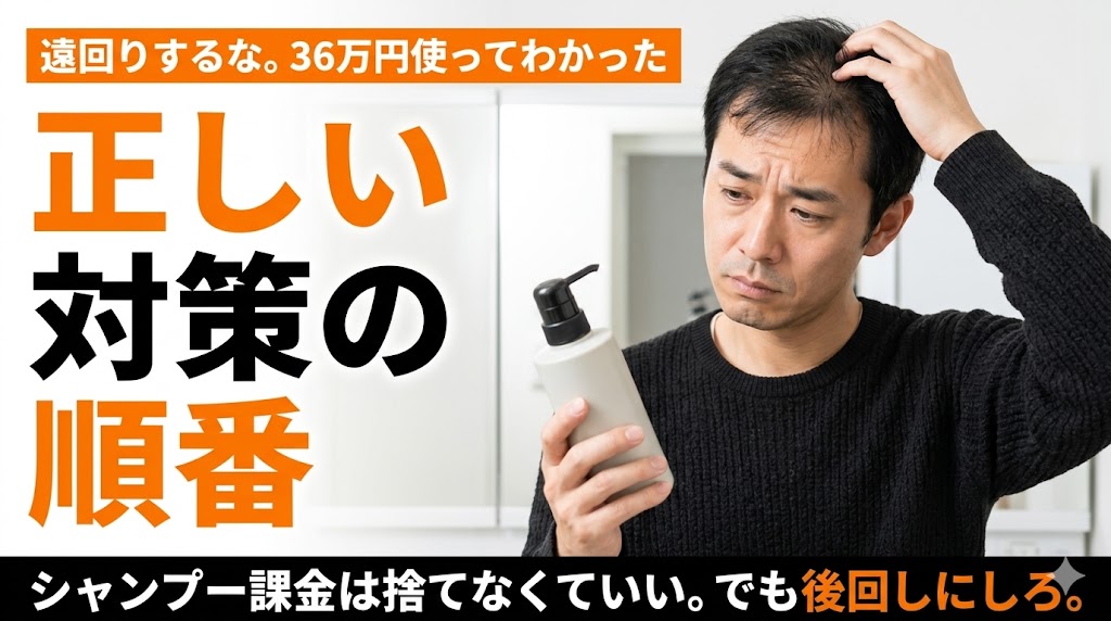 スカルプシャンプーで髪は生える？なぜ役割を分けるべきかとAGAで後悔しないやり方