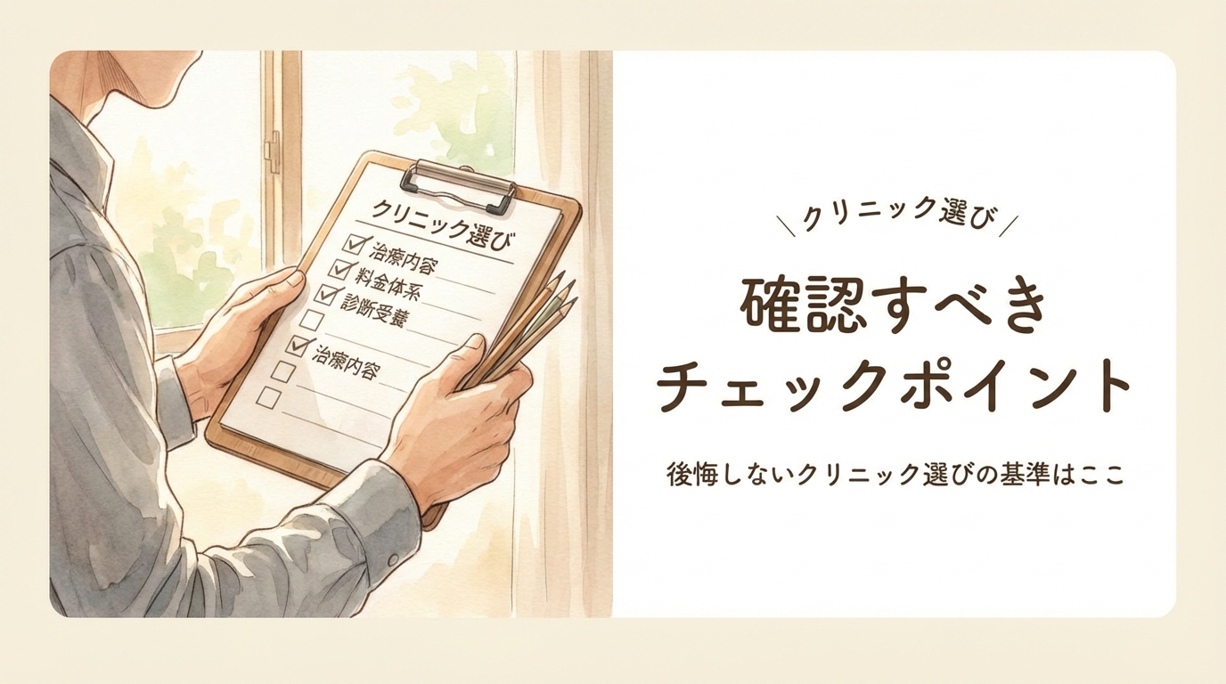 Checklist for choosing 202604041652