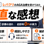 【実体験レポ】レバクリのAGA治療を受けてみた正直な感想｜料金・診察の流れ・初診料0円の実力