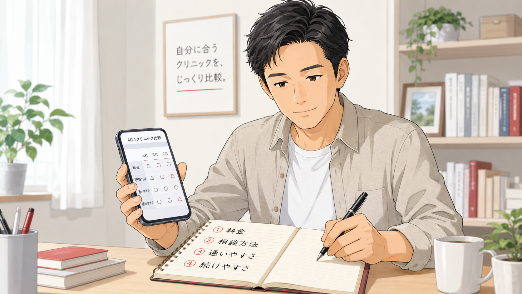 【メンズ頭皮ケアNAVI】とは?AGAクリニックをランキングだけで選ばない条件整理ツール 20 料金や相談方法や通いやすさを整理する男性